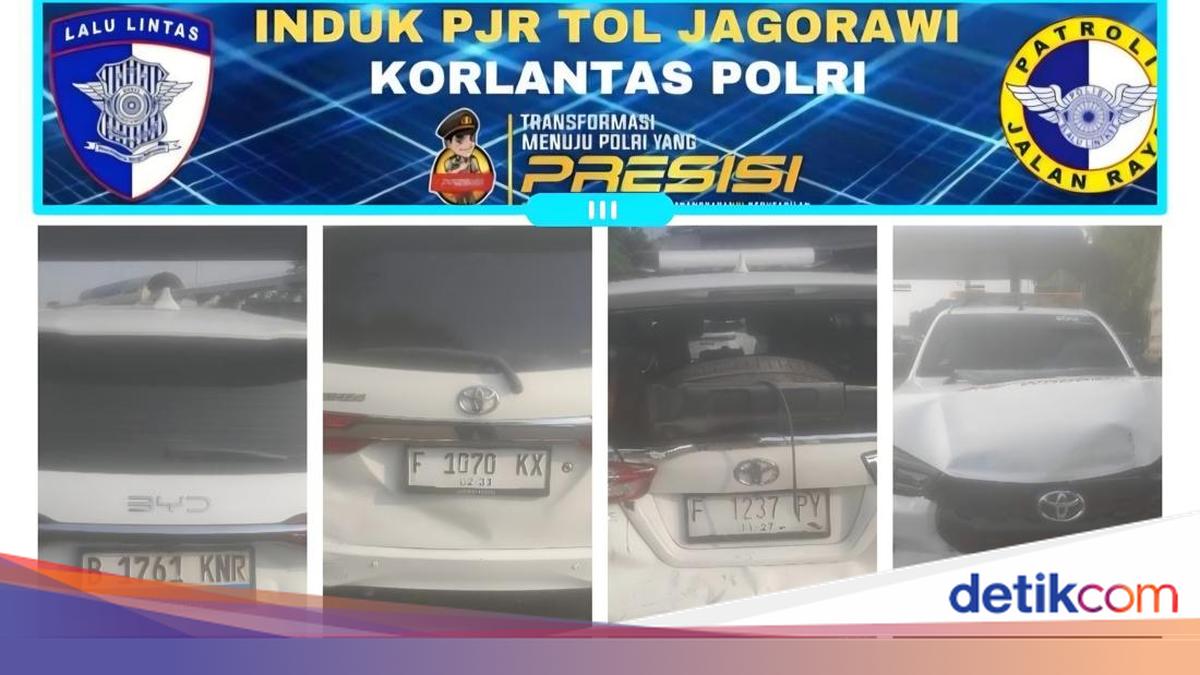 4 Mobil Kecelakaan Beruntun di Tol Jagorawi Gara-gara Sopir Telat Rem