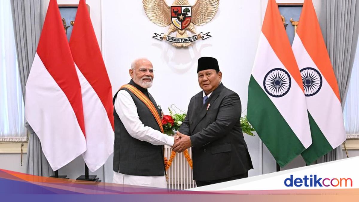 Terima Bintang Adipura dari Prabowo, PM Modi: Penghargaan Ini Milik Rakyat India