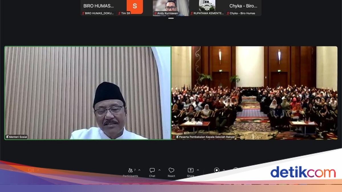 Jelang Masa MPLS, Mensos Beri Arahan ke Kepala Sekolah Rakyat