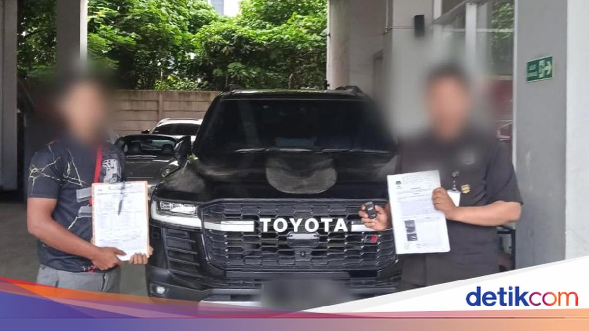 Land Cruiser Terkait Suap Bupati Kuansing Tiba di Rupbasan KPK
