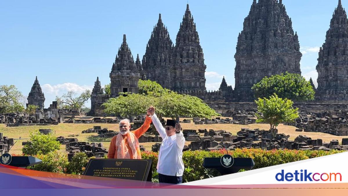 Prabowo: Prambanan Bukti Hubungan Peradaban RI-India Lebih dari 1.000 Tahun