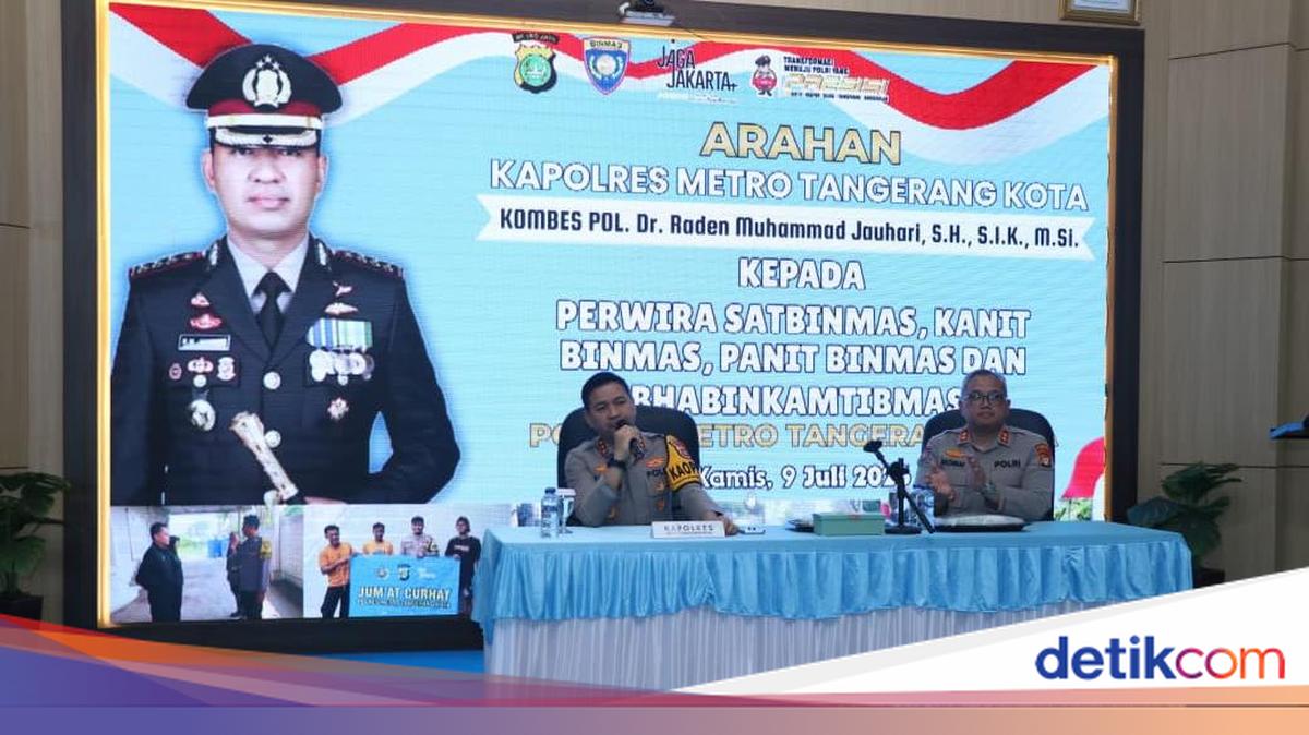 Kapolres Tangerang Ingatkan Bhabinkamtibmas Perkuat Sinergi dengan Warga