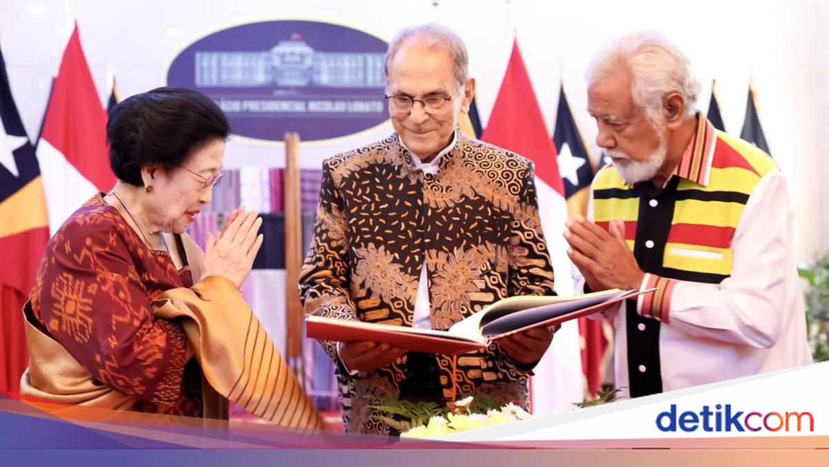 Megawati Terima Penghargaan Tertinggi dari Presiden Timor Leste