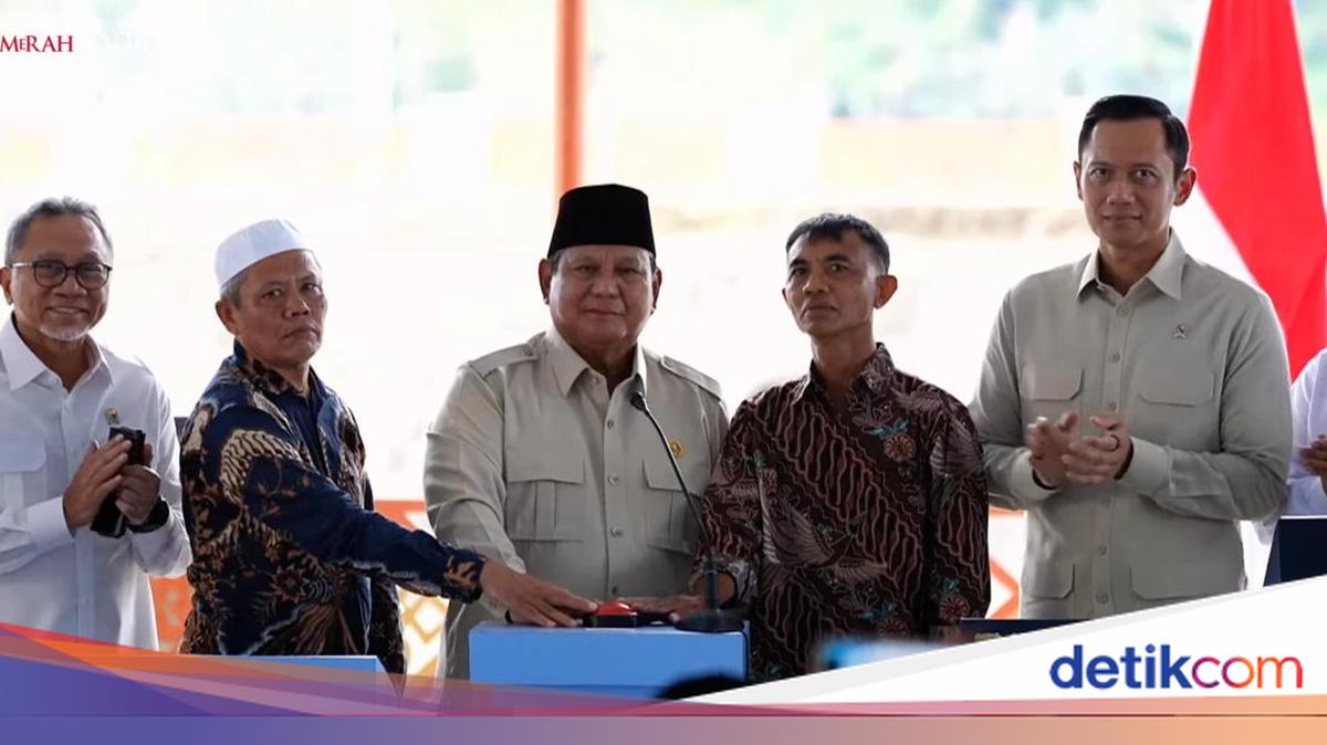 Prabowo Resmikan 5 Bendungan di 5 Provinsi, Telan Anggaran Rp 9,79 T