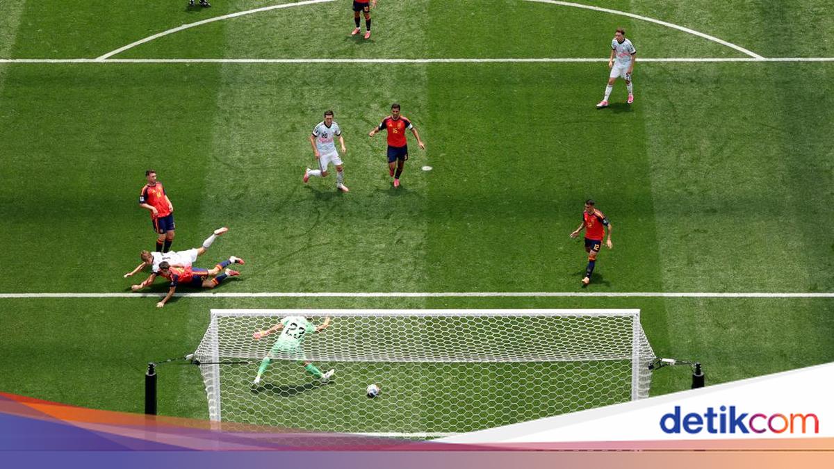Benteng Spanyol akhirnya jebol juga — photo: detikSport