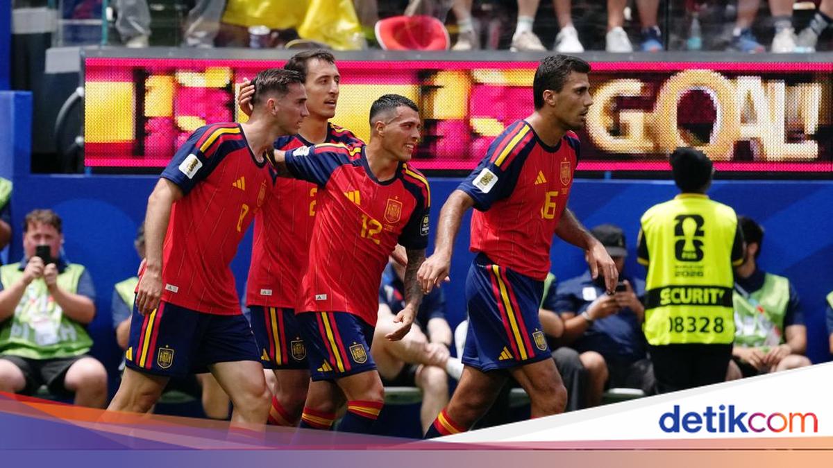 Spanyol kembali, Rodri yang memimpin — photo: detikSport