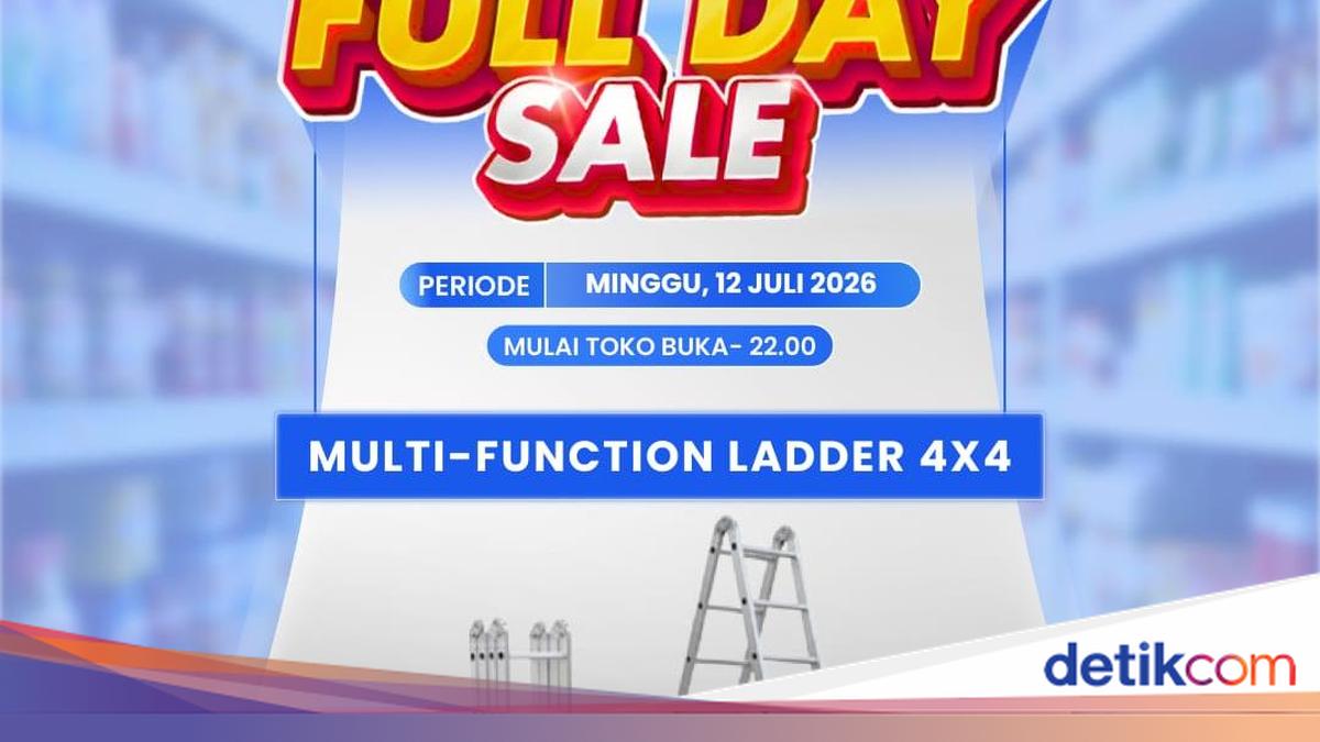 Di Transmart Full Day Sale, Tangga Multifungsi Dijual Murah