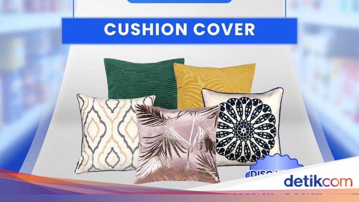 Cuma di Transmart Full Day Sale, Sarung Bantal Sofa Diobral Rp 20 Ribu