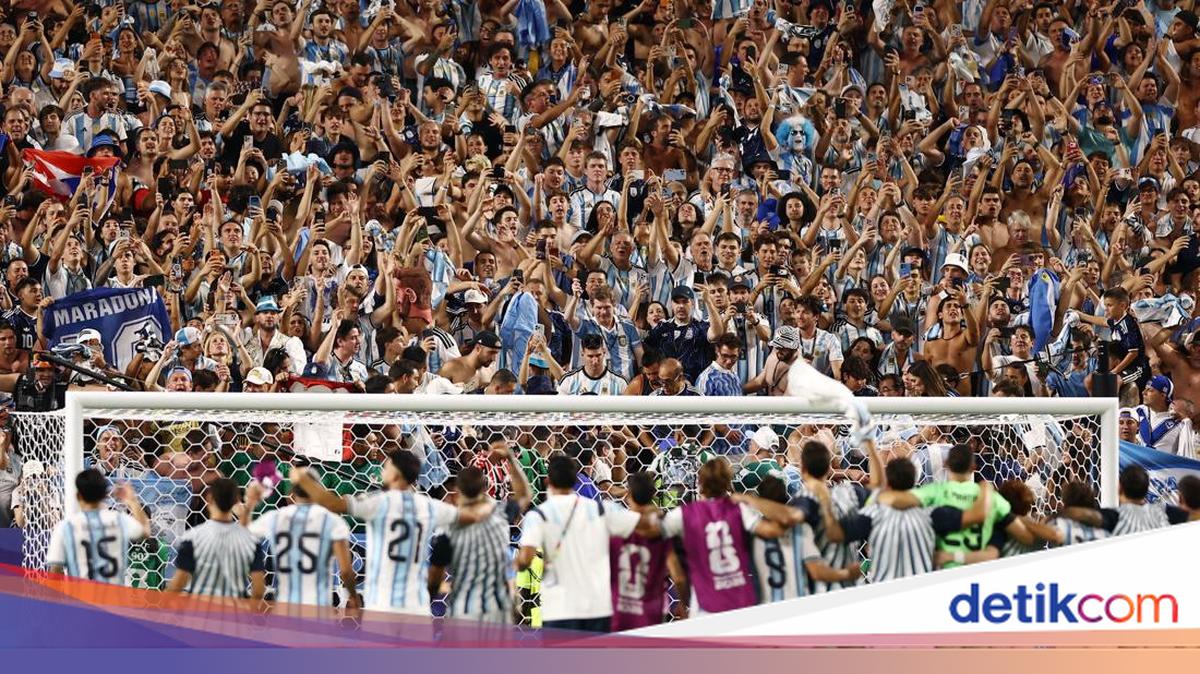 Argentina: Juara Bertahan yang Selalu Kepayahan — photo: detikSport