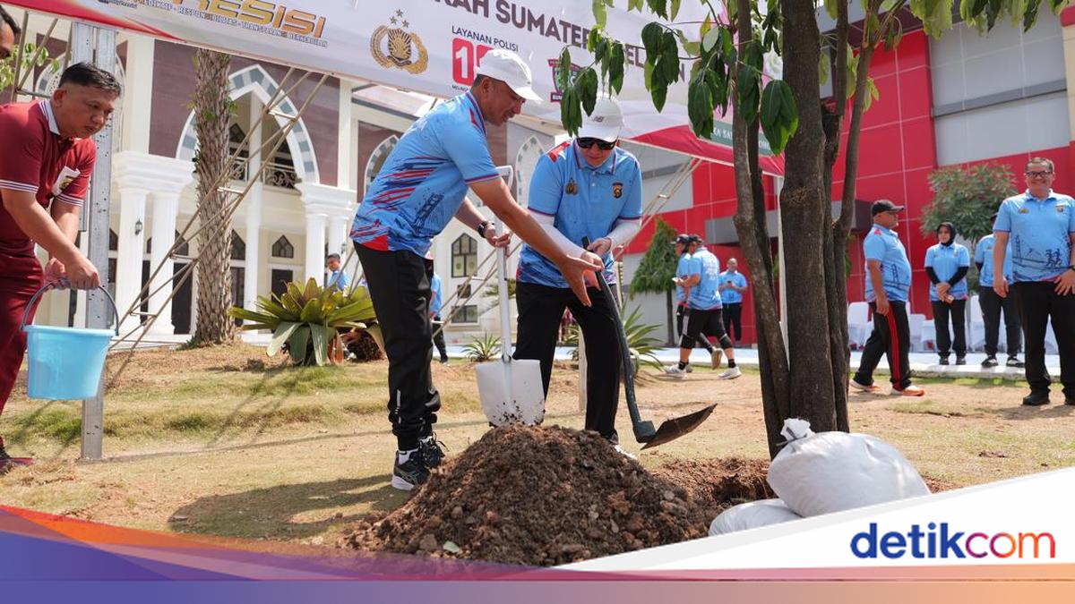 Kapolda Sumsel Pimpin Penanaman Pohon Dukung Pelestarian Lingkungan
