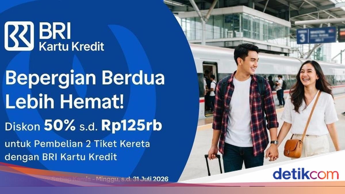 Lebih Hemat, Nikmati Promo Tiket Kereta dan Whoosh Pakai BRI Kartu Kredit