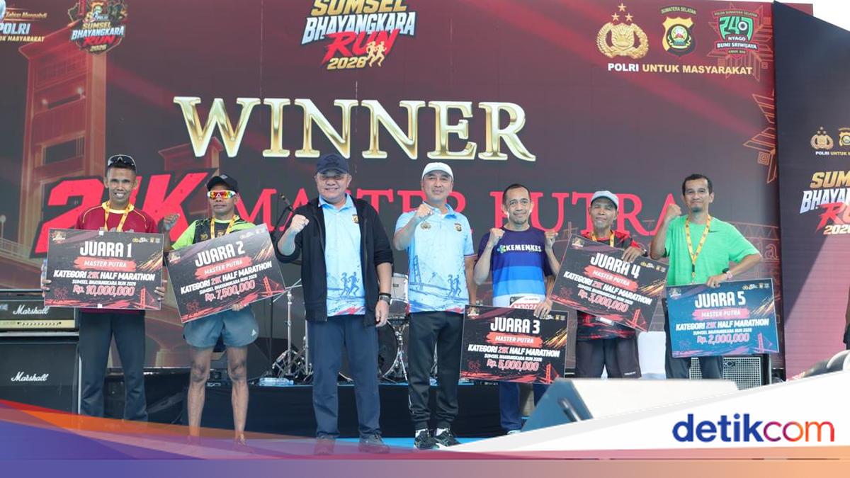 Sumsel Bhayangkara Run 2026 Dongkrak Ekonomi UMKM dan Sport Tourism