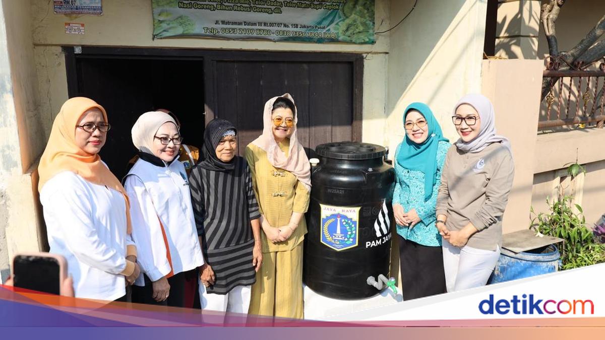 PAM JAYA Salurkan Bantuan Toren Gratis, Warga: Sangat Berguna Sekali