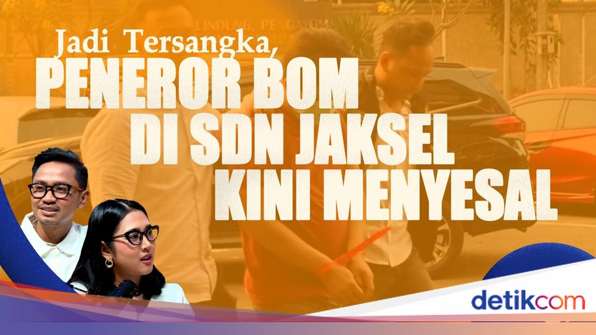 Jadi Tersangka, Peneror Bom di SDN Jaksel Kini Menyesal