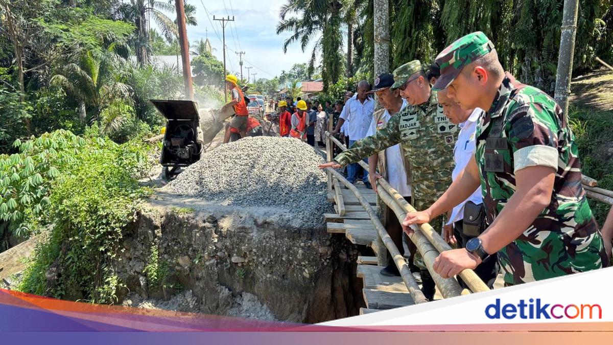 Satgas PRR Kawal Pembangunan Jembatan Permanen di Simalungun