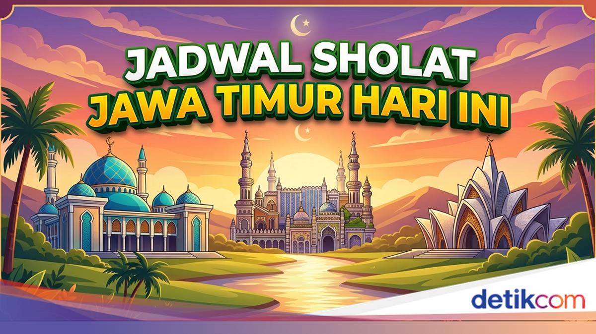 Jadwal Sholat Jawa Timur 24 Juli 2026 untuk Ibadah Jumat Seluruh Wilayah - detikcom