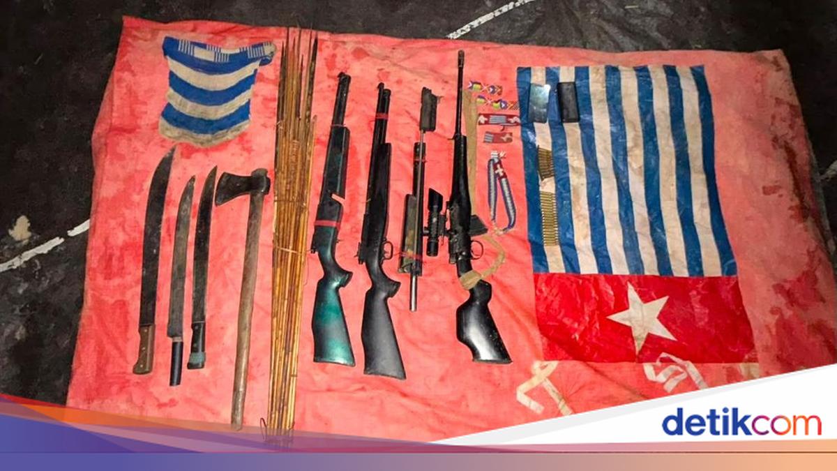 Honai Diduga Markas OPM di Intan Jaya Digerebek TNI, 3 Senjata Api Disita