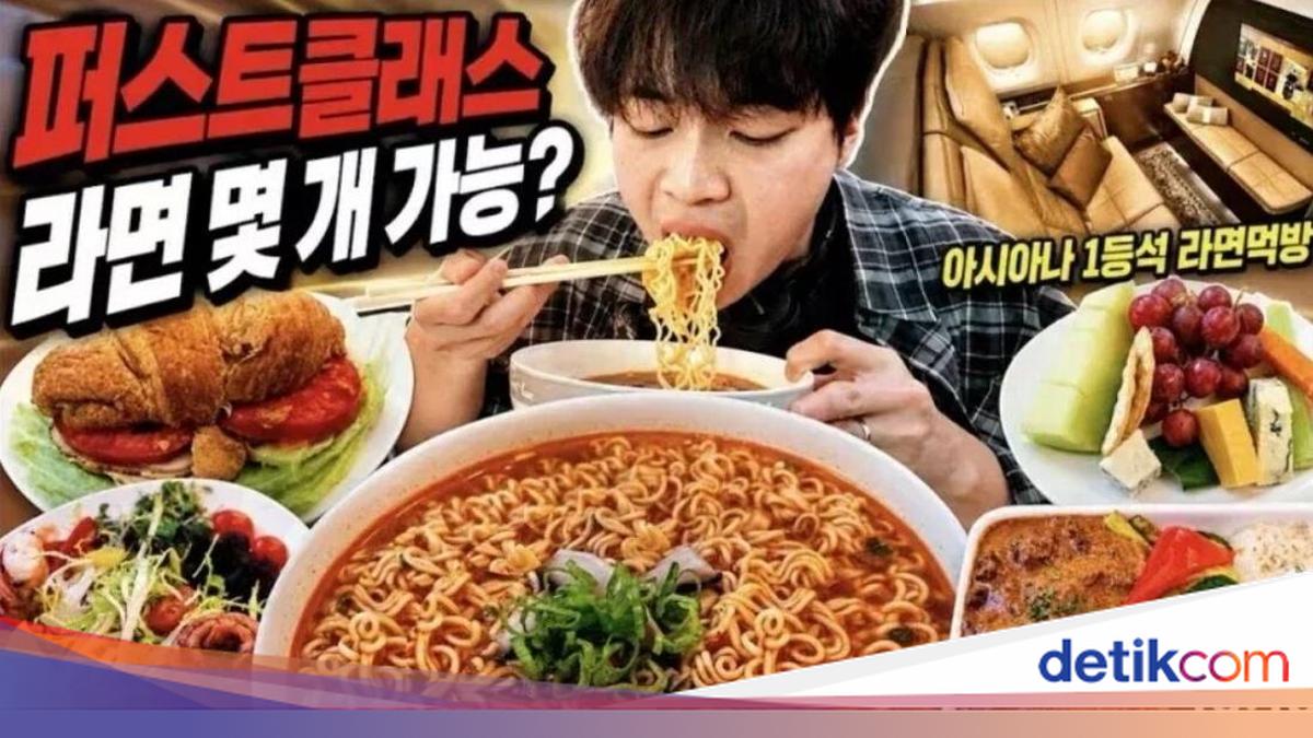 Mukbang di First Class, YouTuber Ini Dihujat Gegara 20 Kali Pesan Makan!