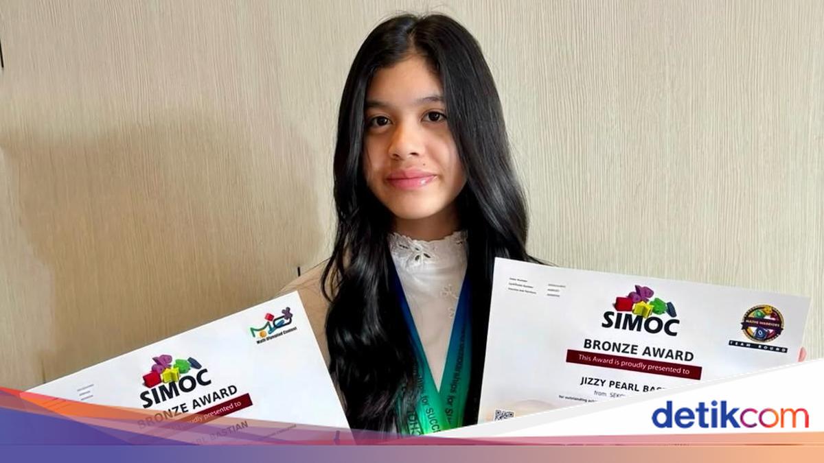 Keren! Putri Vino G Bastian Raih 2 Medali Kompetisi Matematika di Singapura