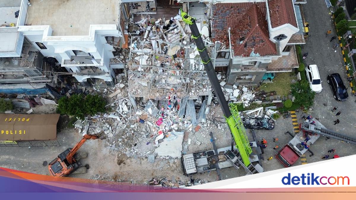 Pencarian Korban Ledakan Grand Polonia Terus Berlanjut