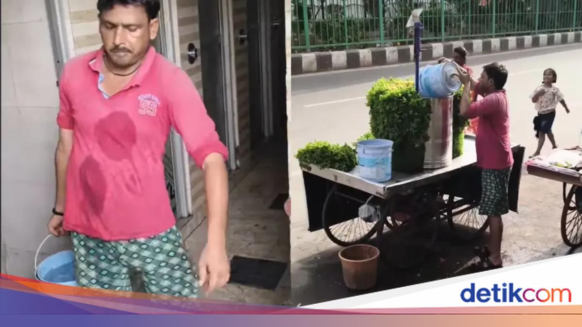 Terekam Kamera! Penjual Minuman Lemon Pakai Air dari Toilet Umum