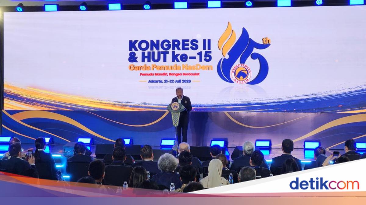 Saan Buka Kongres GP NasDem, Targetkan Partai Masuk 3 Besar di Pemilu 2029