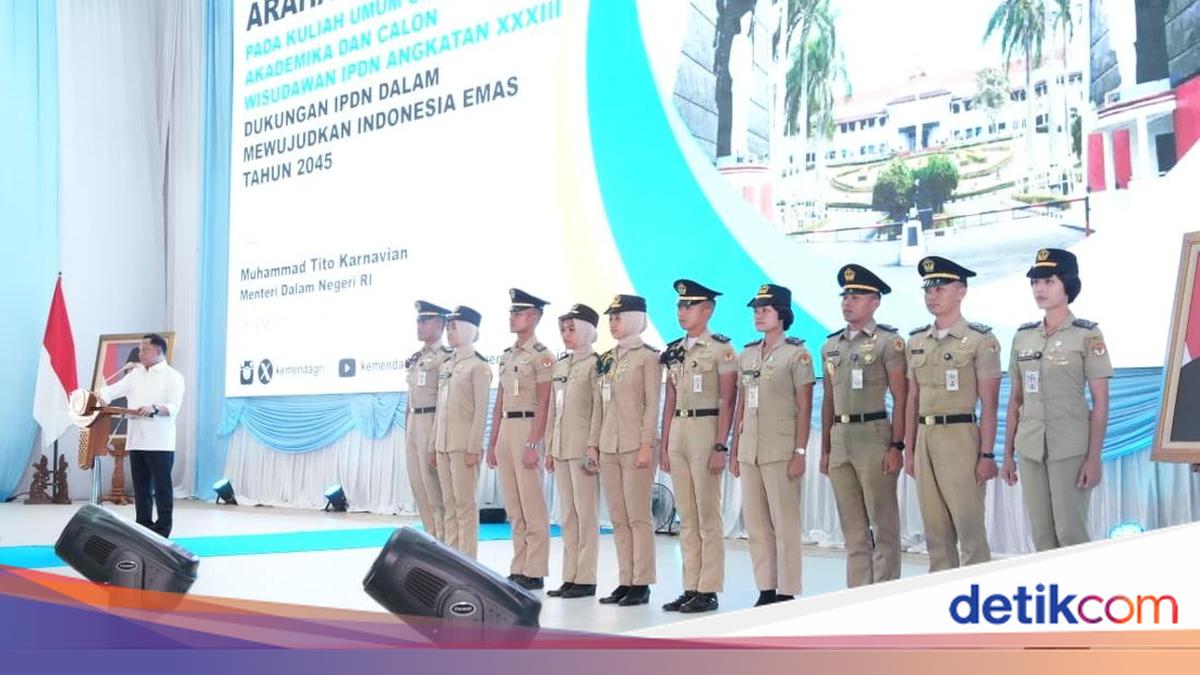 Mendagri Apresiasi 10 Calon Wisudawan Terbaik IPDN Angkatan XXXIII