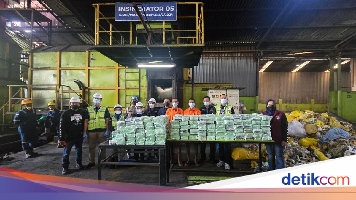 Bareskrim Musnahkan 325 Kg Sabu dari Kasus Narkoba Jaringan Tailan-Aceh