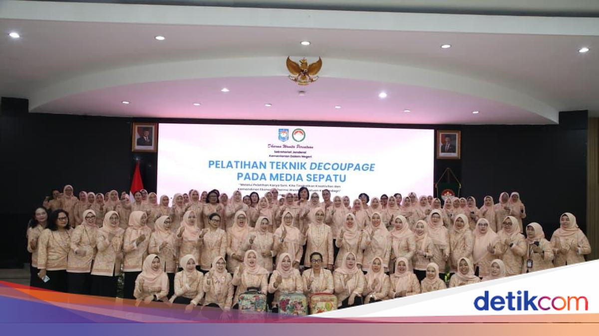 Ketua DWP Kemendagri Ajak Anggotanya Kembangkan Kreativitas