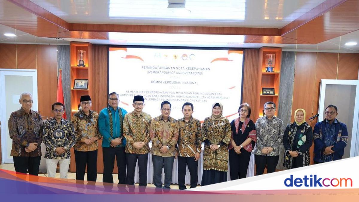 Kompolnas Teken MoU Lintas Lembaga untuk Perkuat Perlindungan Perempuan-Anak