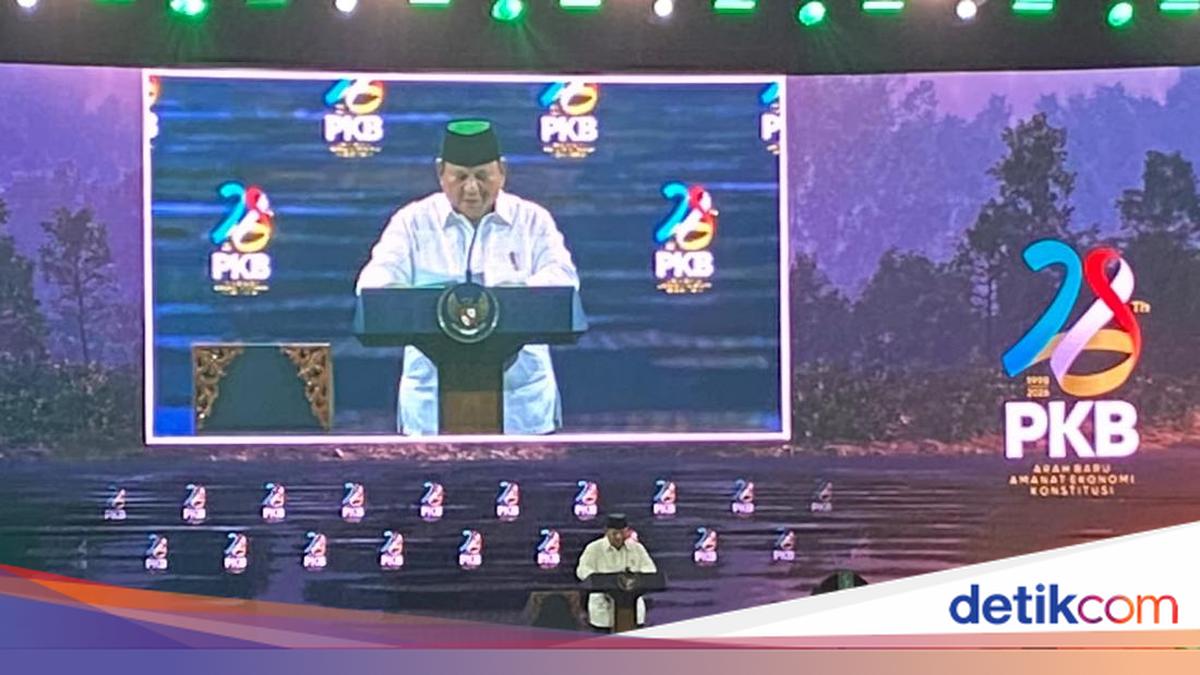 Prabowo Sapa Bahlil di Harlah PKB: Katanya MBG Mas Bahlil Ganteng, Bisa Aja Lo
