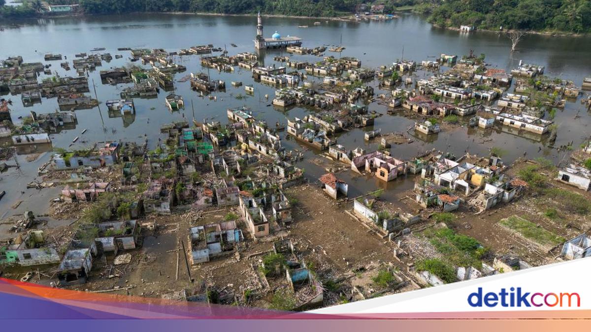 Warga Nostalgia Lihat Kampung yang Tenggelam di Bendungan Karian Muncul Lagi