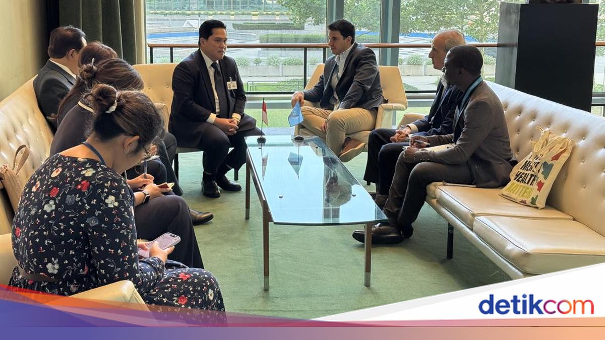 Kunjungi PBB, Erick Thohir Bahas Dua Tantangan Besar Generasi Muda