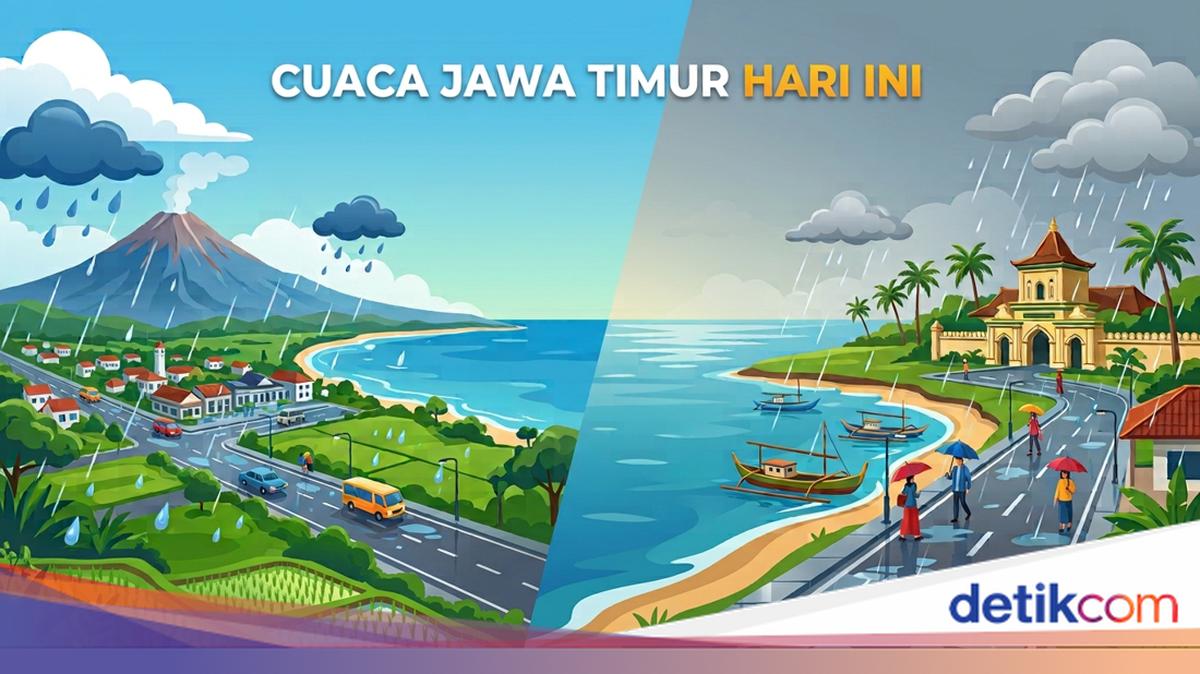 Cuaca Jatim Hari Ini: Kota Mojokerto Terpanas, Batu Terendah