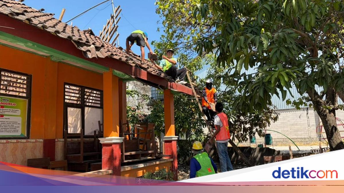 Atap Rusak, SDN Tanggirejo Grobogan Kini Mulai Direvitalisasi