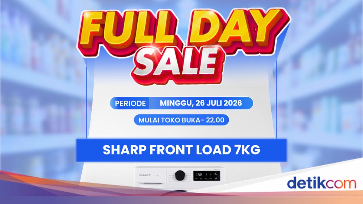 Mesin Cuci Sharp Diskon Rp 2 Juta di Transmart Full Day Sale