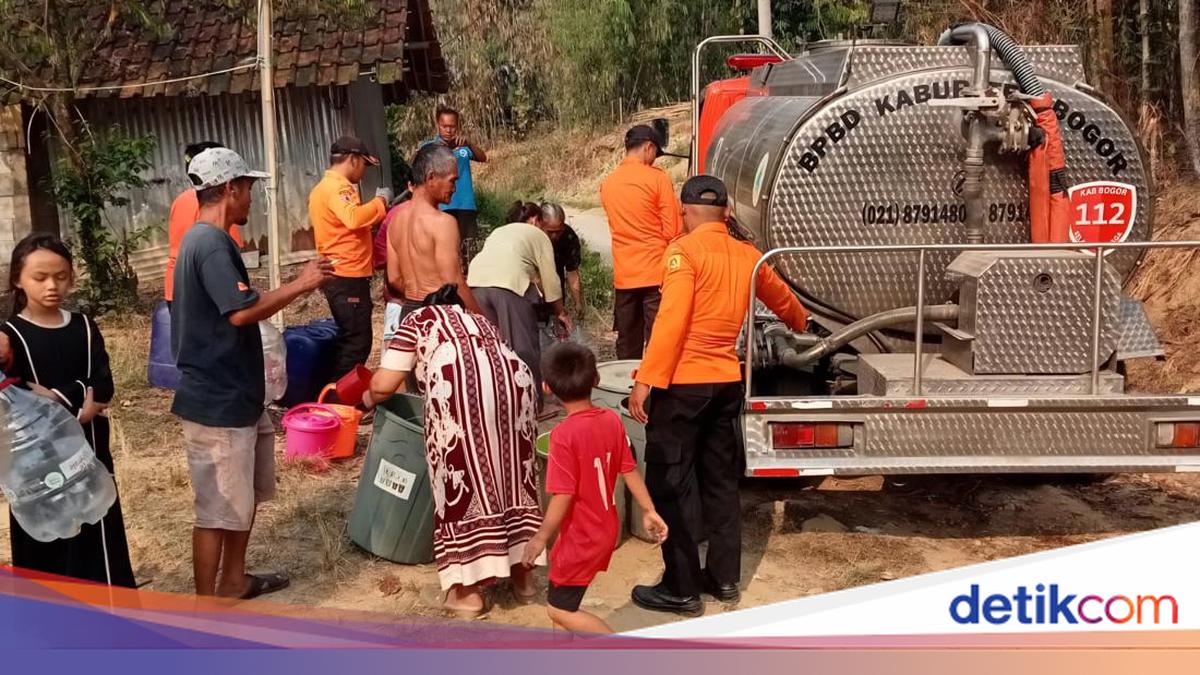 2 Bulan Tak Turun Hujan, Seribu Warga di Jonggol Bogor Krisis Air Bersih