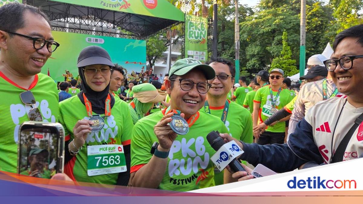 PKB Run Diikuti 7.500 Peserta, Cak Imin: Kesadaran Olahraga Makin Populer
