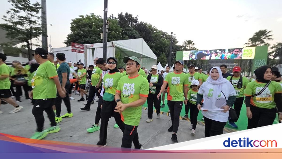 PKB Run Digelar di GBK, Cak Imin Lari Bareng Ribuan Peserta