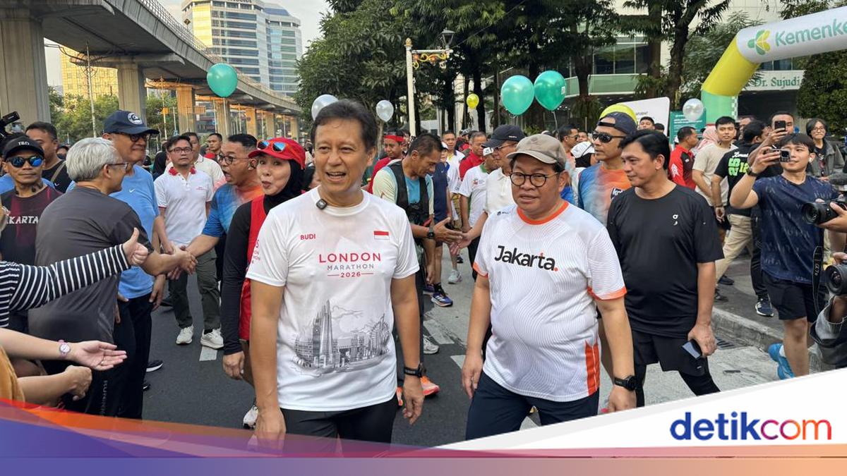 Jogging Bareng Menkes di CFD, Pram Sebut Animo Warga DKI Hidup Sehat Tinggi
