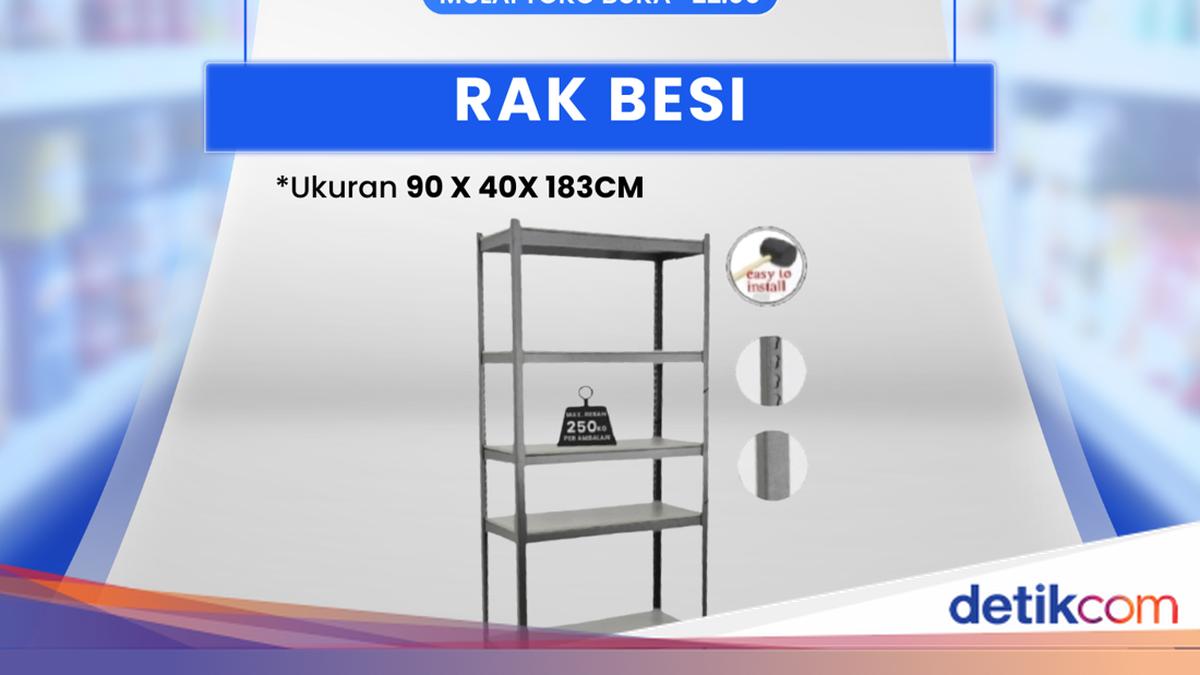 Transmart Full Day Sale! Beli Rak Besi Semurah Ini