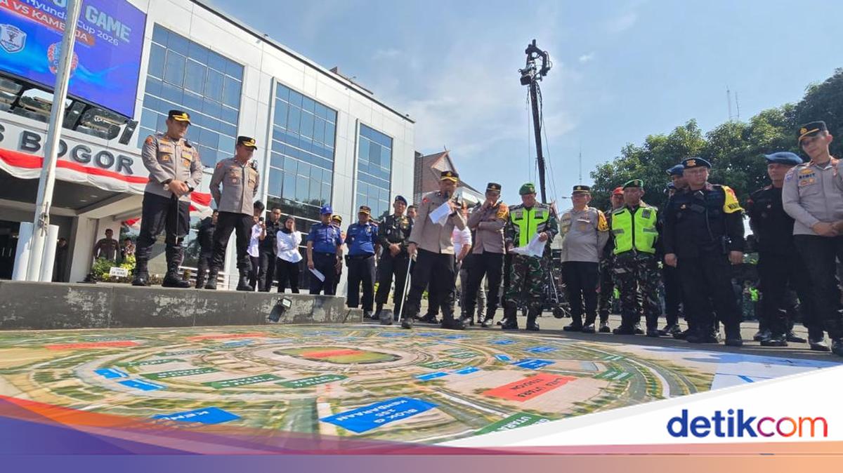 Polres Bogor Gelar TFG Matangkan Pengamanan Laga Timnas RI Vs Kamboja di Pakansari
