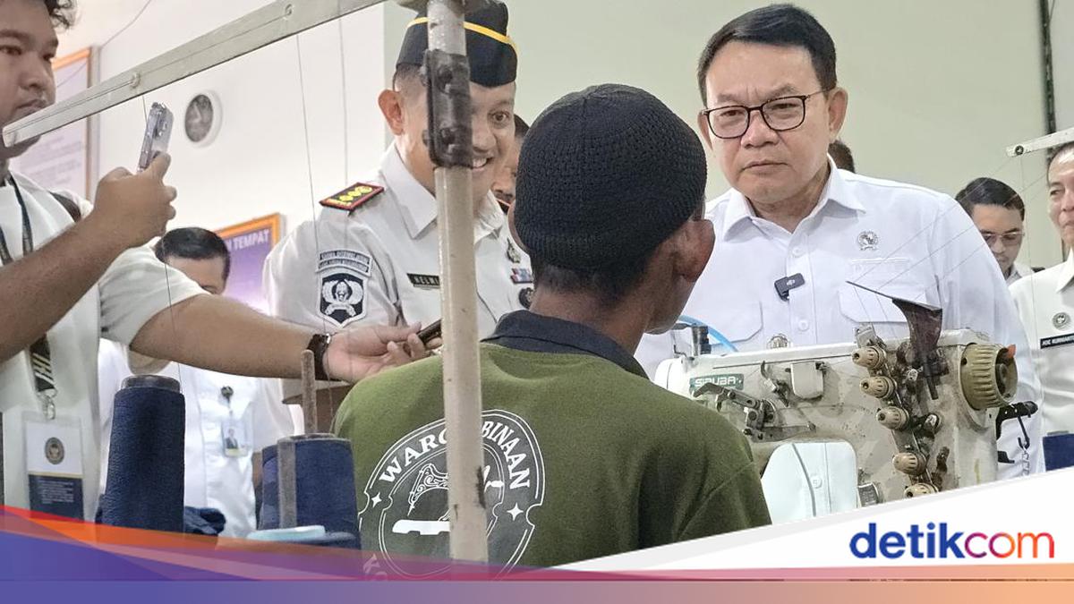 KSP Dudung Sapa Napi di BLK Konveksi Nusakambangan: Kamu Kasusnya Apa?