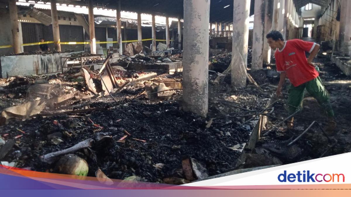 101 Pedagang Terdampak Kebakaran Pasar di Klaten, Kerugian Rp 3 M