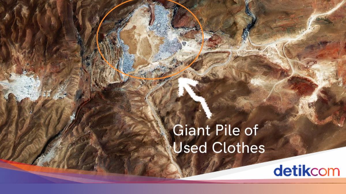 Gunungan Baju Bekas di Gurun Atacama Terlihat dari Luar Angkasa, Ini Dampaknya