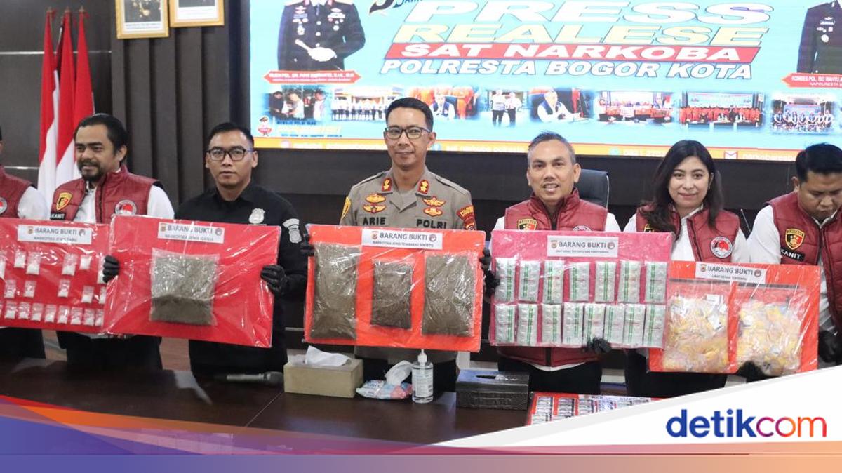 Polresta Bogor Bongkar 61 Kasus Narkoba dalam 3 Bulan, Ganja-Sabu Disita