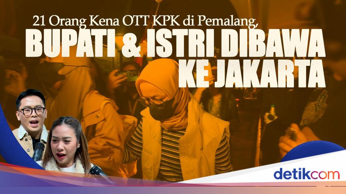 21 Orang Kena OTT KPK di Pemalang, Bupati &amp; Istri Dibawa ke Jakarta