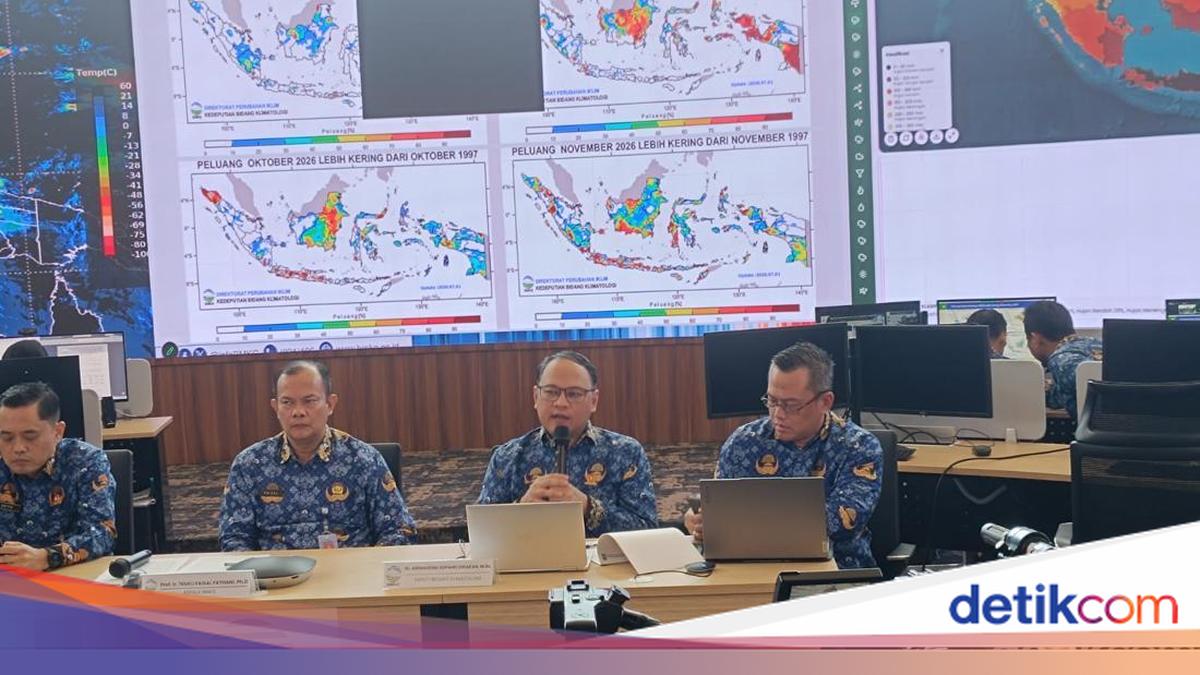 BMKG Prediksi Musim Hujan Mulai Datang pada November