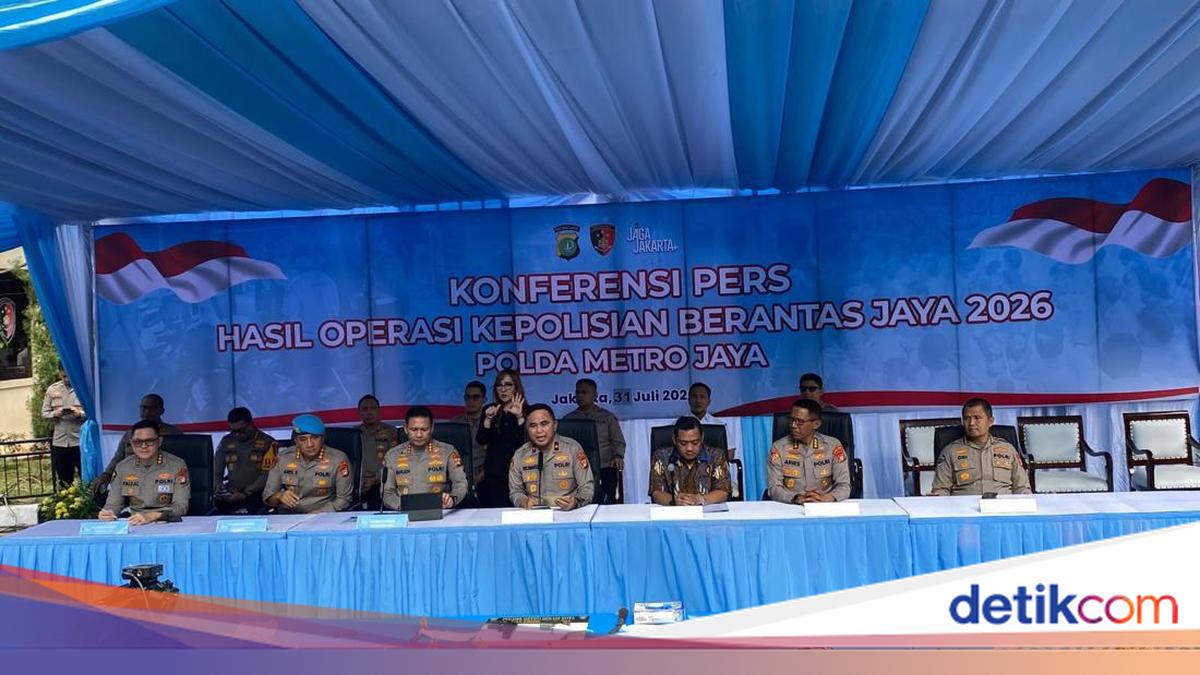 Operasi Berantas Jaya, Polda Metro Sikat 729 Bandit dan Sita Ratusan Motor