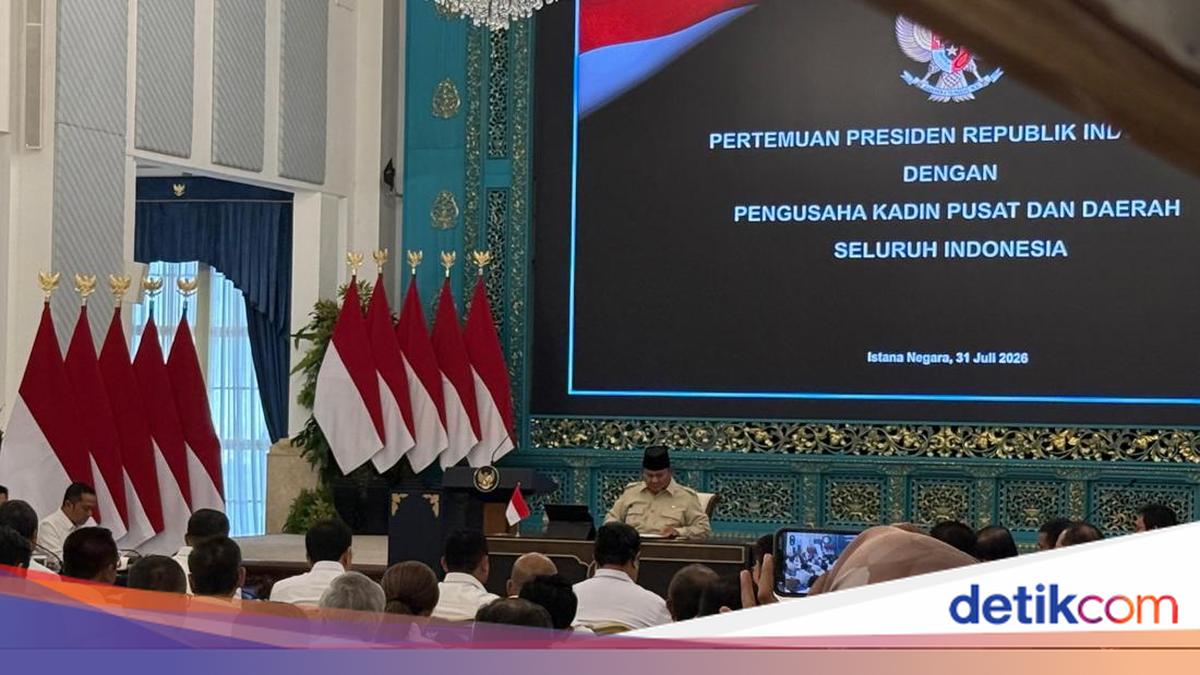 Prabowo Canda ke Pimpinan Kadin soal Pakai Pesawat Sendiri-Rangkap Jabatan